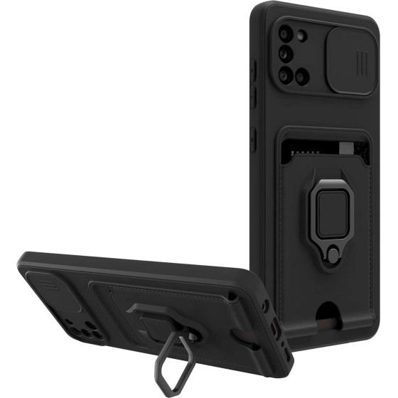 Bodycell Multifunction Case �� ������� Samsung A31 Black - (BM-00124)