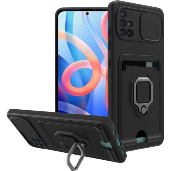 Bodycell Multifunction Case �� ������� Samsung A51 Black - (BM-00130)