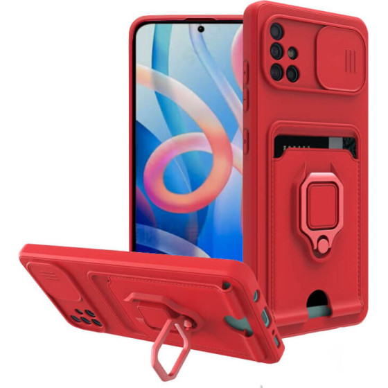 Bodycell Multifunction Case �� ������� Samsung A51 Red - (BM-00132)