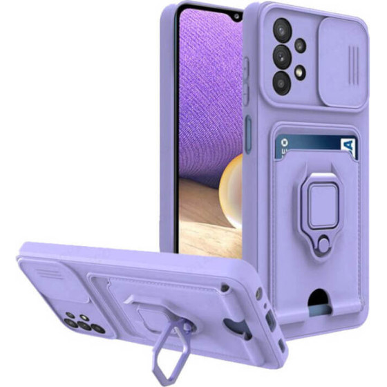 Bodycell Multifunction Case �� ������� Samsung A72 4G/5G Purple - (BM-00063)
