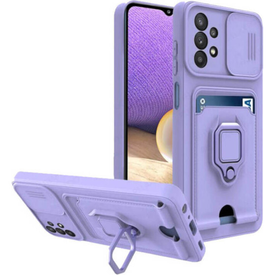 Bodycell Multifunction Case �� ������� Samsung A73 5G Purple - (BM-00066)