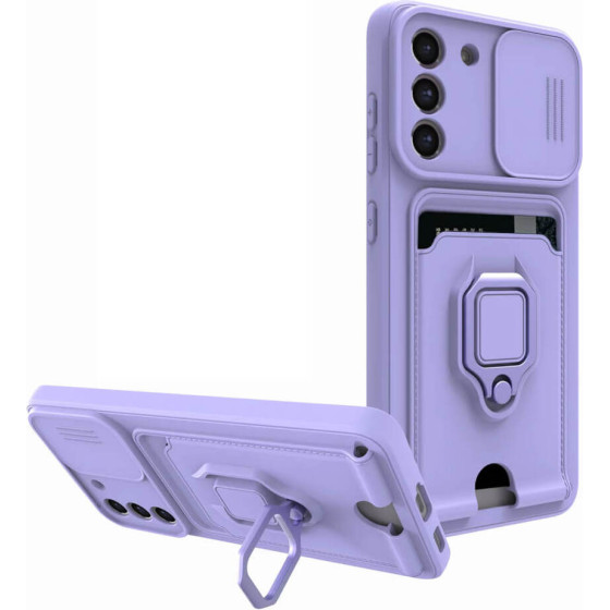 Bodycell Multifunction Case �� ������� Samsung S21 FE Purple - (BM-00140)
