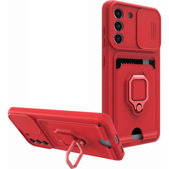 Bodycell Multifunction Case �� ������� Samsung S21 FE Red - (BM-00141)