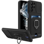 Bodycell Multifunction Case �� ������� Samsung S22 Ultra 5G Black - (BM-00073)