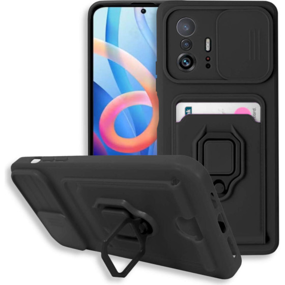 Bodycell Multifunction Case �� ������� Xiaomi 11T/11T Pro Black - (BM-00082)