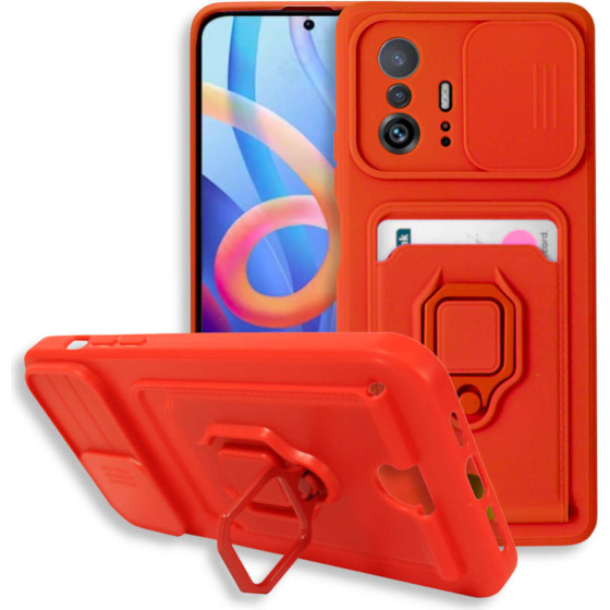 Bodycell Multifunction Case �� ������� Xiaomi 11T/11T Pro Red - (BM-00083)