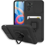 Bodycell Multifunction Case �� ������� Xiaomi Note 10 4G/10s/Poco M5s Black - (BM-00097)