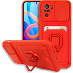 Bodycell Multifunction Case �� ������� Xiaomi Note 10 4G/10s/Poco M5s Red - (BM-00098)