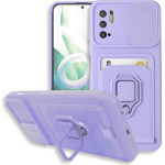 Bodycell Multifunction Case �� ������� Xiaomi Note 10 5G/Note 10T 5G/Poco M3 Pro 4G/5G Purple - (BM-00093)