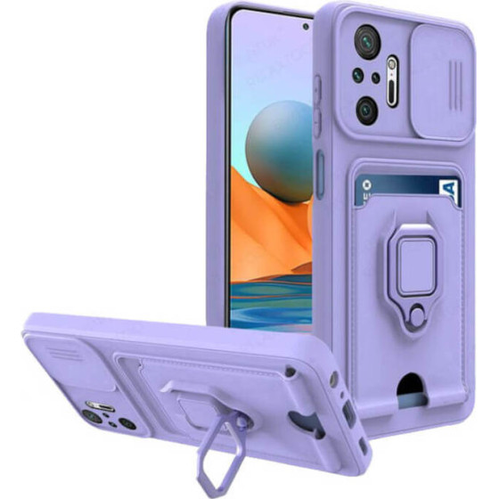 Bodycell Multifunction Case �� ������� Xiaomi Note 10 Pro Purple - (BM-00096)