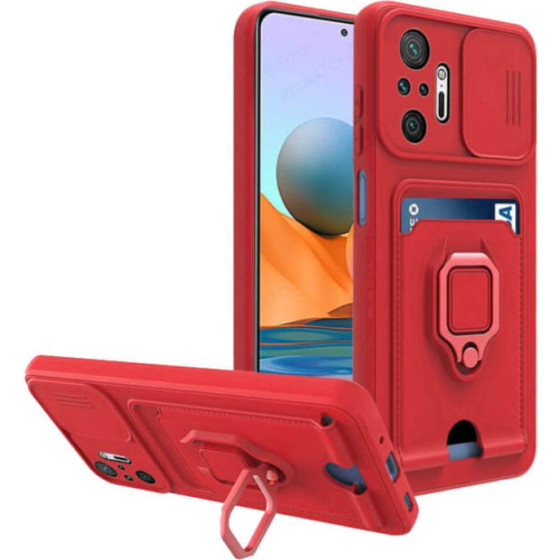 Bodycell Multifunction Case �� ������� Xiaomi Note 10 Pro Red - (BM-00095)