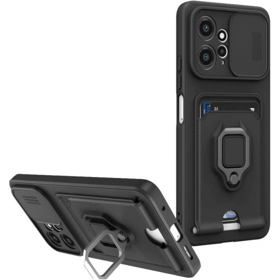 Bodycell Multifunction Case �� ������� Xiaomi Note 12 4G Black - (BM-00181)