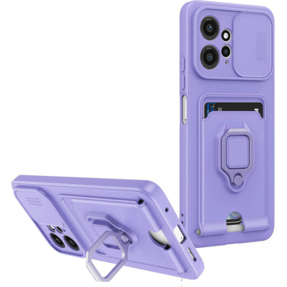 Bodycell Multifunction Case �� ������� Xiaomi Note 12 4G Purple - (BM-00182)