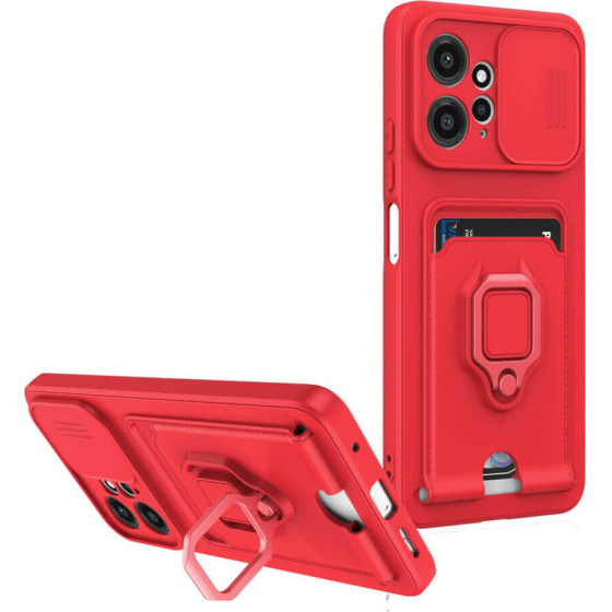 Bodycell Multifunction Case �� ������� Xiaomi Note 12 4G Red - (BM-00183)