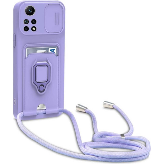 Bodycell Multifunction Case �� ������� Xiaomi Note 12 Pro 4G Purple - (BM-00185)