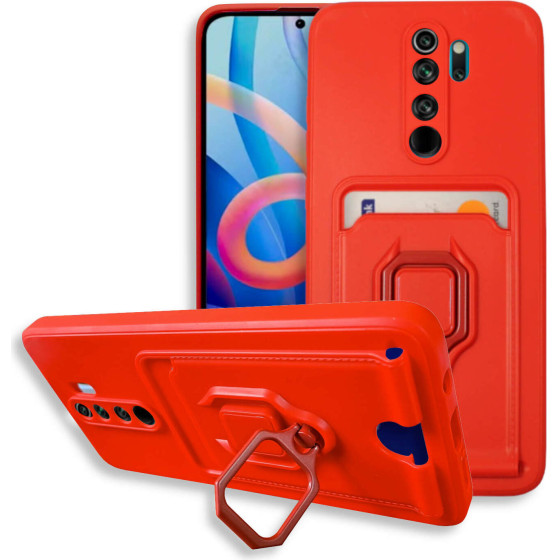 Bodycell Multifunction Case �� ������� Xiaomi Note 8 Pro Red - (BM-00168)