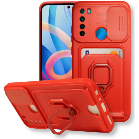 Bodycell Multifunction Case �� ������� Xiaomi Note 8 Red - (BM-00165)