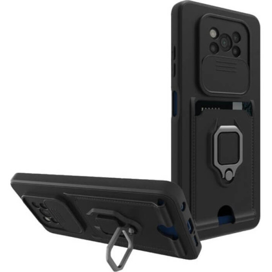 Bodycell Multifunction Case �� ������� Xiaomi Poco X3 NFC Black - (BM-00085)