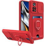 Bodycell Multifunction Case �� ������� Xiaomi Poco X4 Pro 5G Red - (BM-00147)