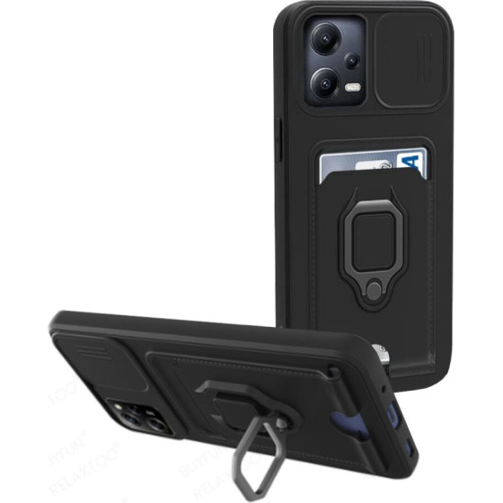 Bodycell Multifunction Case �� ������� Xiaomi Poco X5/Note 12 5G Black - (BM-00148)