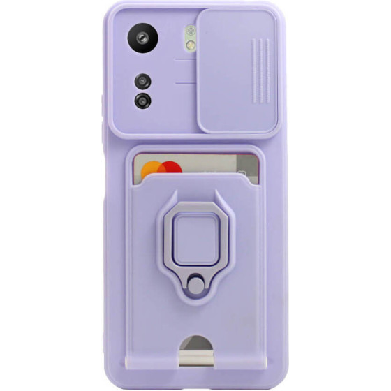 Bodycell Multifunction Case �� ������� Xiaomi Redmi 13C 4G/Poco C65 Purple - (BM-00203)