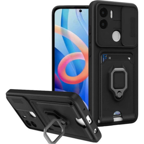 Bodycell Multifunction Case �� ������� Xiaomi Redmi A1/A2/A1+/A2+ Black - (BM-00160)