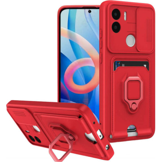 Bodycell Multifunction Case �� ������� Xiaomi Redmi A1/A2/A1+/A2+ Red - (BM-00162)
