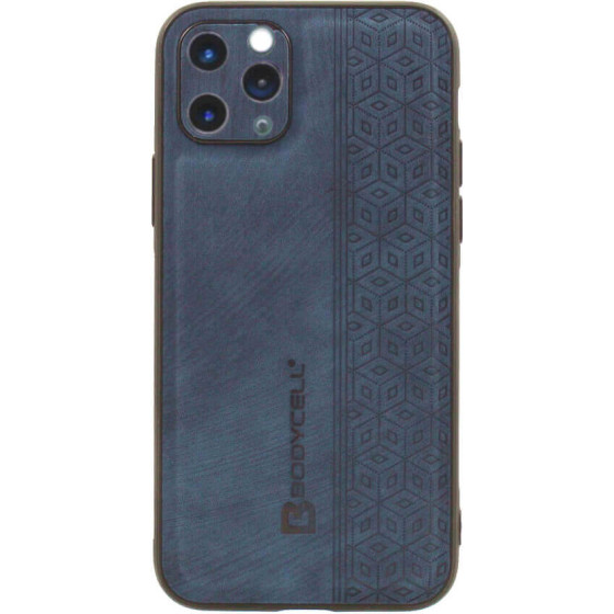 Bodycell Pattern Leather Backcover iPhone 11 Pro Blue - (BY-00002)