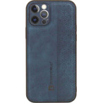 Bodycell Pattern Leather Backcover iPhone 12 Pro Blue - (BY-00005)