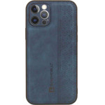 Bodycell Pattern Leather Backcover iPhone 12 Pro Max Blue - (BY-00006)