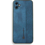 Bodycell Pattern Leather Backcover Samsung A04E Blue - (BY-00027)
