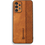Bodycell Pattern Leather Backcover Samsung A13 4G Brown - (BY-00030)