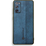 Bodycell Pattern Leather Backcover Samsung S20 FE Blue - (BY-00033)