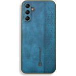 Bodycell Pattern Leather Backcover Samsung A14 Blue - (BY-00031)