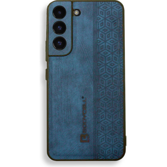 Bodycell Pattern Leather Backcover Samsung S22 Blue - (BY-00037)