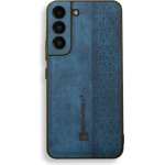 Bodycell Pattern Leather Backcover Samsung S22 Plus Blue - (BY-00039)