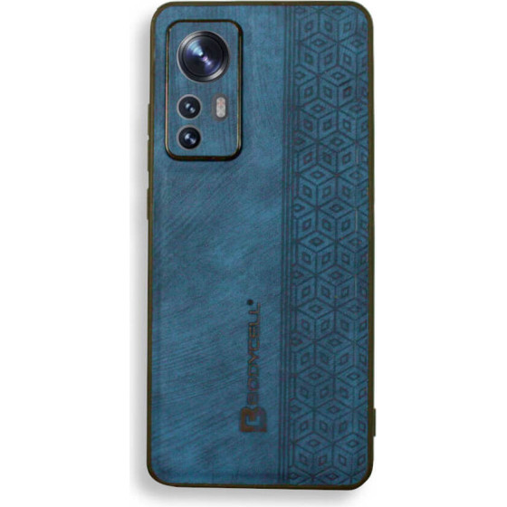 Bodycell Pattern Leather Backcover Xiaomi 12/12X/12S Blue - (BY-00049)