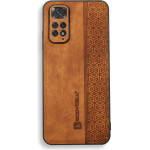 Bodycell Pattern Leather Backcover Xiaomi Note 11S/Note 11 Brown - (BY-00052)