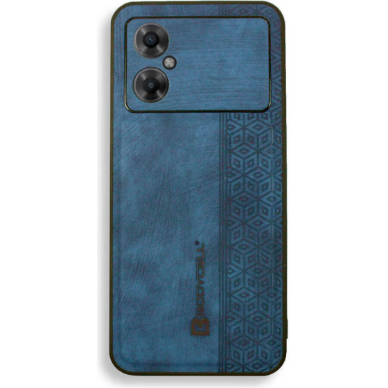 Bodycell Pattern Leather Backcover Xiaomi Poco M4 5G Blue - (BY-00047)