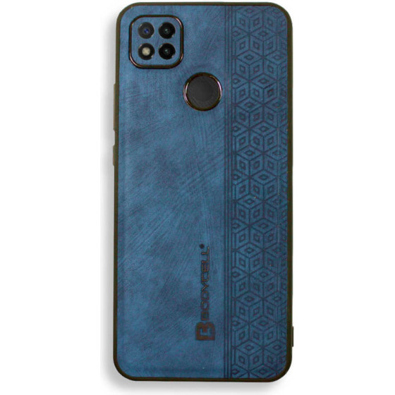 Bodycell Pattern Leather Backcover Xiaomi Redmi 9C/10A Blue - (BY-00045)