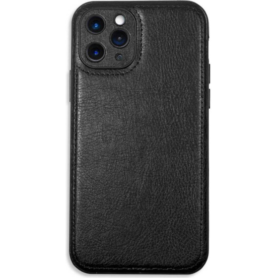 Bodycell Prestige Leather Backcover iPhone 11 Pro Black - (BJ-00005)