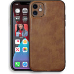 Bodycell Prestige Leather Backcover iPhone 12 Brown - (BJ-00015)