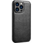 Bodycell Prestige Leather Backcover iPhone 12 Pro Black - (BJ-00017)