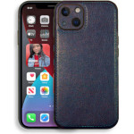 Bodycell Prestige Leather Backcover iPhone 14 Blue - (BJ-00038)