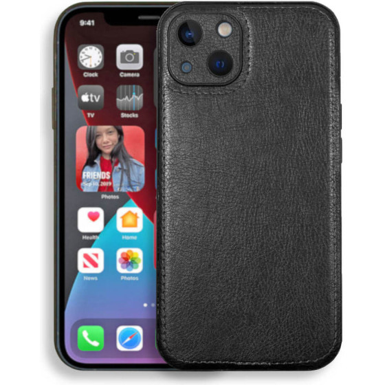 Bodycell Prestige Leather Backcover iPhone 14 Plus Black - (BJ-00041)