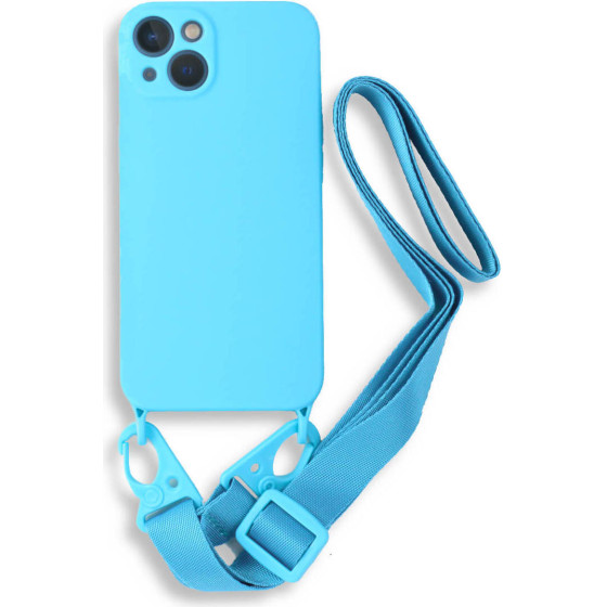 Bodycell Silicon Case �� ������� iPhone 13 Blue - (BL-00022)