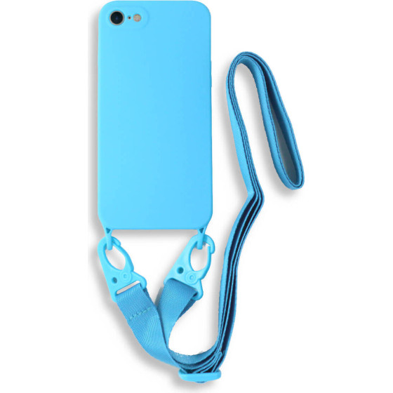 Bodycell Silicon Case �� ������� iPhone 7/8/SE Blue - (BL-00001)