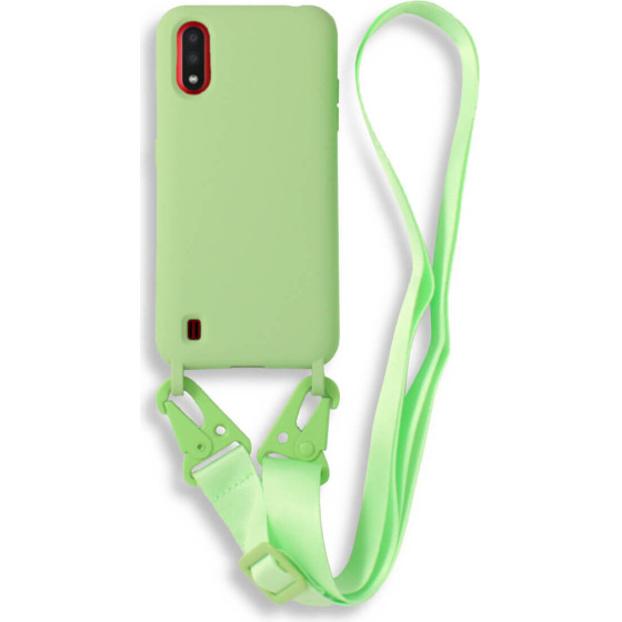 Bodycell Silicon Case �� ������� Samsung A01 Green - (BL-00031)