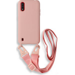 Bodycell Silicon Case �� ������� Samsung A01 Pink - (BL-00032)
