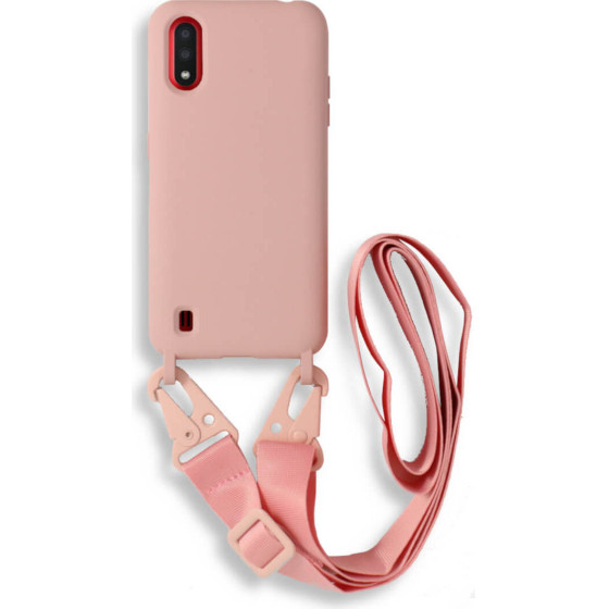 Bodycell Silicon Case �� ������� Samsung A01 Pink - (BL-00032)